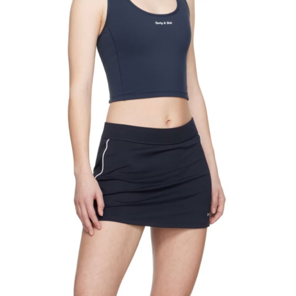 Sporty & Rich Navy Skirt